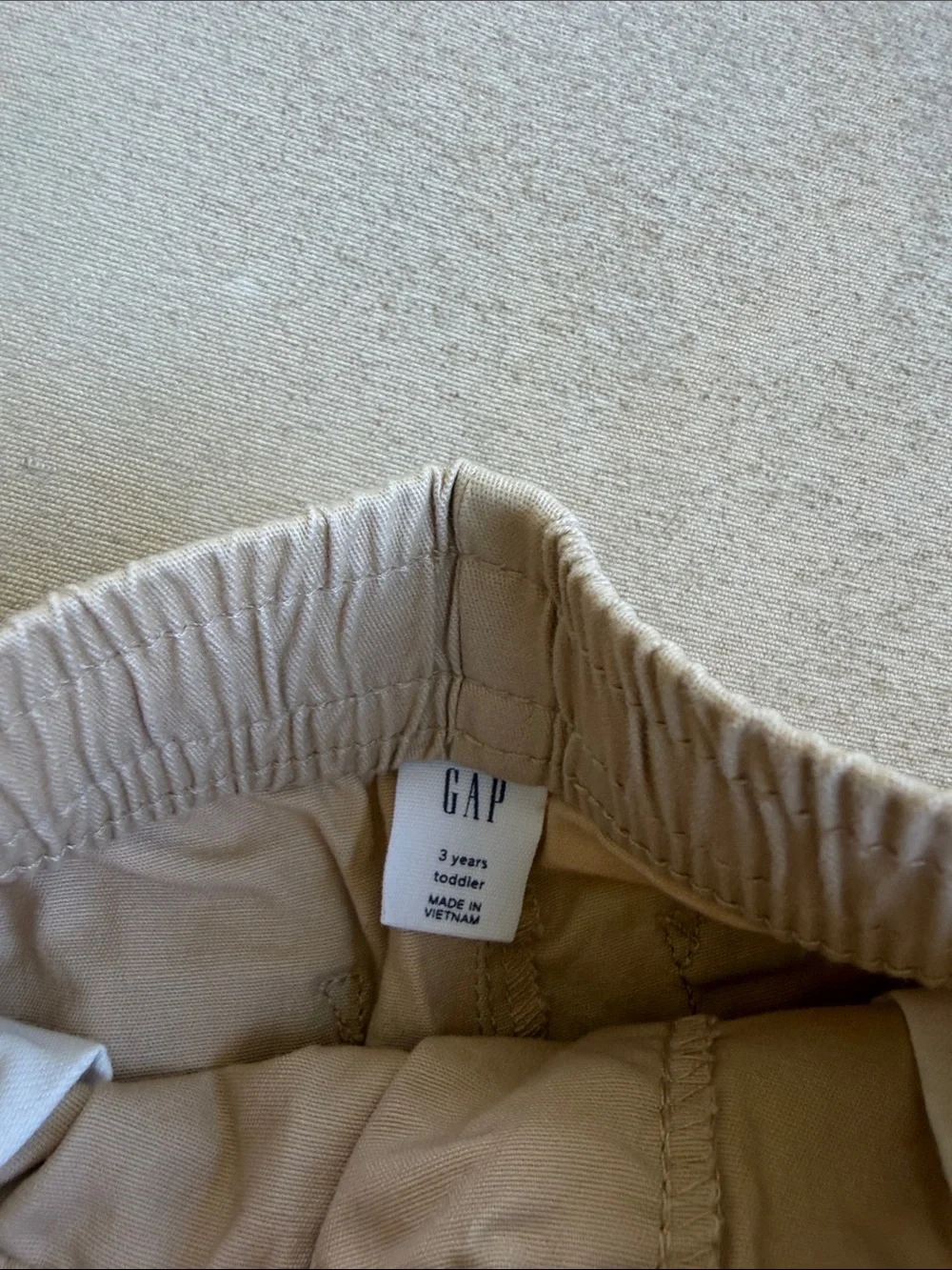 Gap Kids Drawstring Pull-On Shorts - Beige and Blue